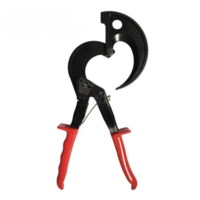 Ratchet Cable Cutter Manual Mechanical Wire Cutting Tool Insulated Gear Cable Shears Bolt Cutter