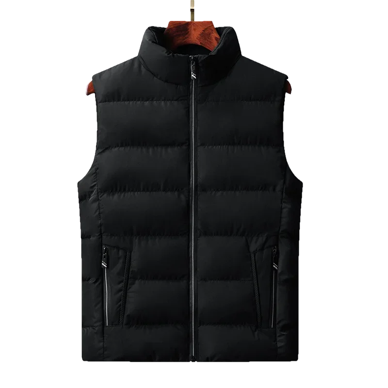 

Outdoor Soft Padded Waistcoat Stylish Men's Winter Vest Warm Windproof Sleeveless Outerwear Men Lightweight Waistcoat