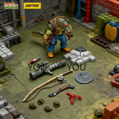 

Adults Fun Warhammer TMNT 1/18 Action Figures TMNT-Leatherhead TMNT-Metalhead