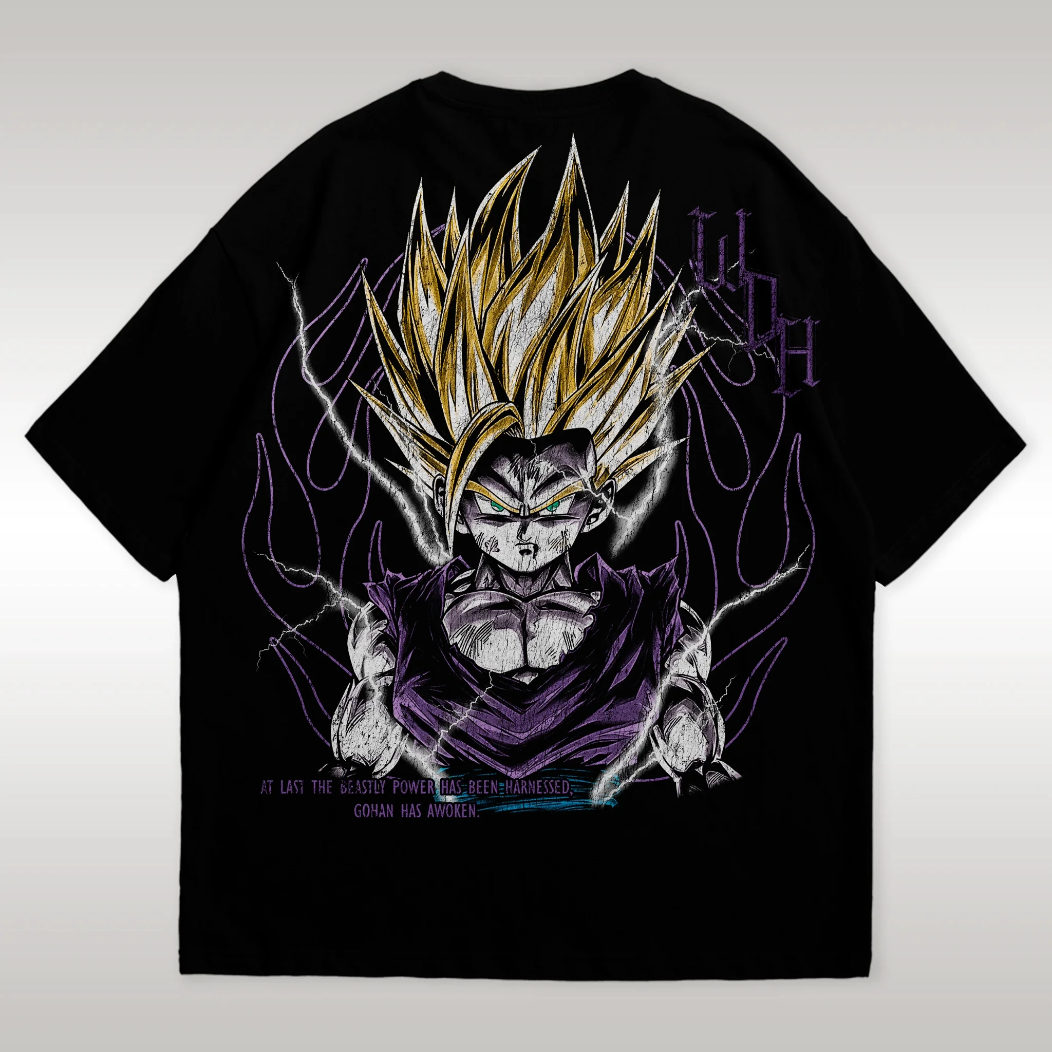 

Новая футболка Dragon Ball Z Gohan Beast Mode 2026 года для детей и взрослых, аниме-топы Y2K, оверсайз джерси, подходит для повседневной носки и тренировок