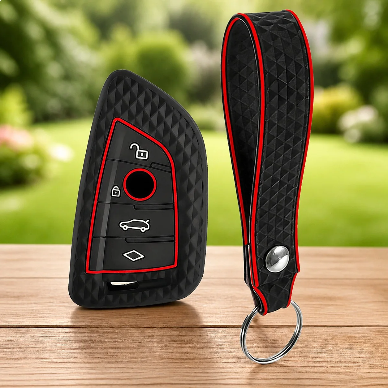 Silicone Remote Car Key Cover Keychain Key Case For BMW X1 X3 X4 X5 X6 Series 1 2 3 5 7 G20 G02 G05 G31 G23 F34 F15 F40 IX3