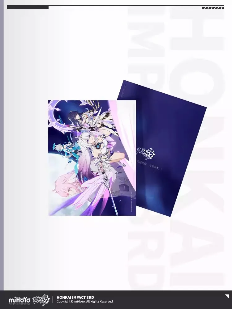 Imagem -03 - Game Characters of Honkai Impact Obras Oficiais Vol.2 Elysia Kiana Bronya Ilustração Arte Álbum de Fotos Acessórios