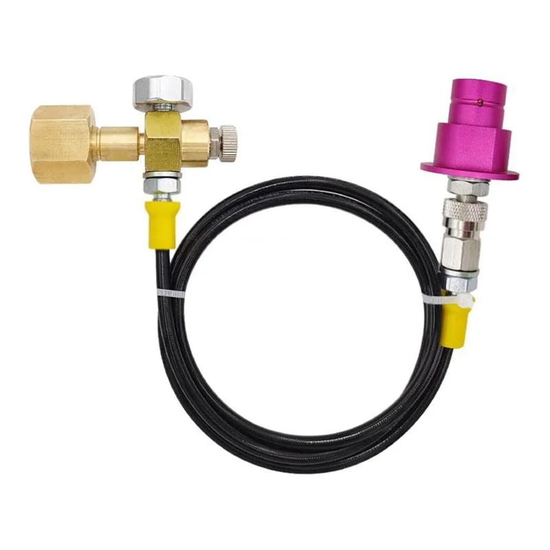 Dispensador de refrescos de ABLL-1 pieza, puerto de inflado, dispensador de burbujas, conexión rápida al adaptador de CO2 externo, conexión de desconexión rápida