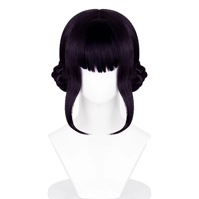 Peruka do cosplayu filmowego Kpop dla Rumi Zoey Demon Hunters, fioletowo-czarno-czerwona, długa, odporna na ciepło, syntetyczna peruka, rekwizyty karnawałowe