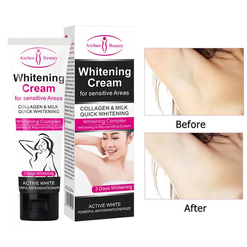 Summer 7-Day Skin Armpit Whitening Cream Skin Lightening Bleaching Cream Underarm Dark Skin Whitening Intimate Body Lotion