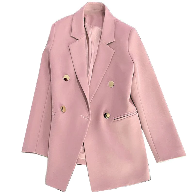 Candy Colors Casual Suit Coat Women's Blazer New 2024 Spring Autumn Jacket Tops Female Korean Loose   Outerwear Casaco Feminino