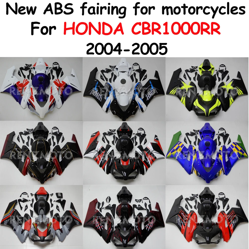 Kit Carene Complete in Plastica per Moto Honda CBR1000RR 2004 2005 CBR1000 RR CBR 1000RR 04 05