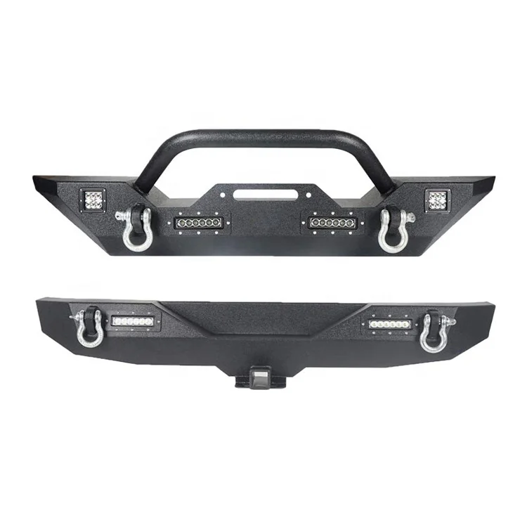 Heavy Duty Front & Rear Bumper Set for   Wrangler JK