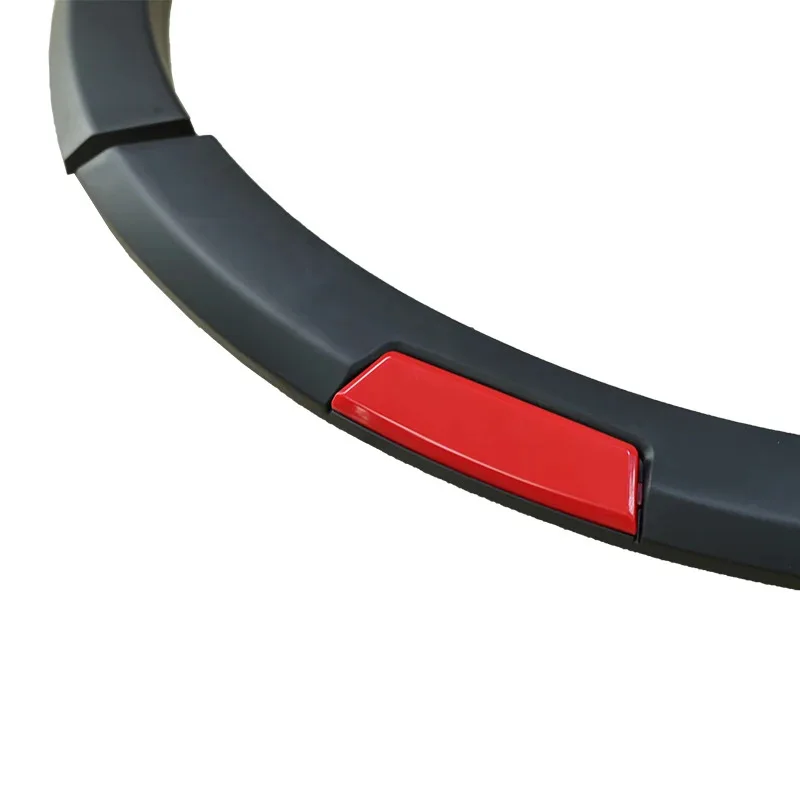 

Car Fender Flares Arch Wheel Eyebrow Protector Mudguard Sticker Compatible for 16 Navara NP300 (Color : with Reflector)