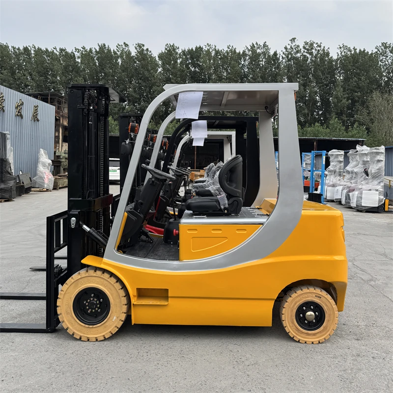 Great Value Electric Forklift 3 / 3.5/ 4 / 5 ton New Hebei Forklift 4x4 Farm Lithium Battery Off-road Forklift