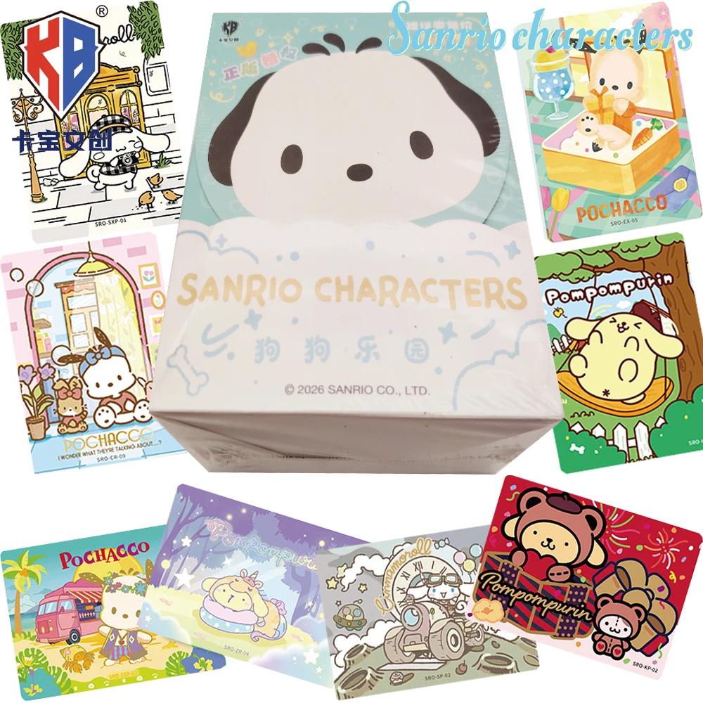

Новые оригинальные коллекционные карточки Kabao Sanrio с изображением популярного японского мультперсонажа Помпомпурин, милые карточки с крупным планом, рождественские подарки