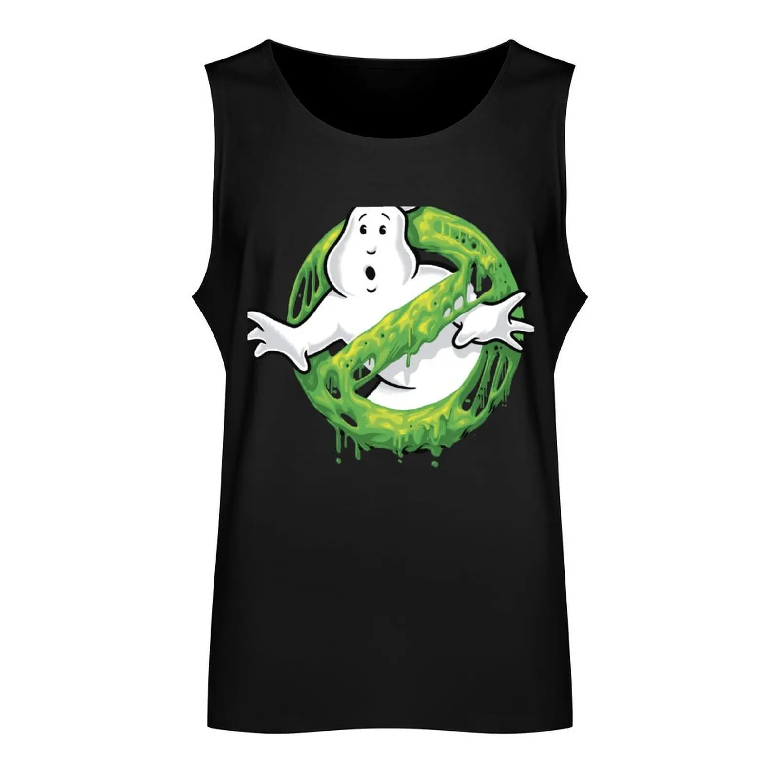 Ghost Hunters Busters Classic Slime Ghost Logo Tank Top gym t-shirts gym clothing men