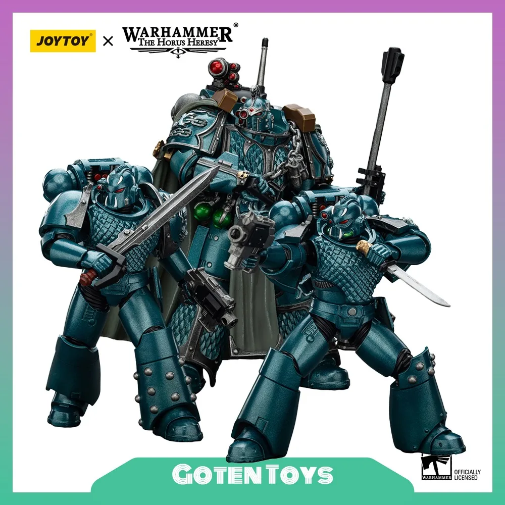 JOYTOY Warhammer 30K Horus Heresy Alpha Legion Exodus „Ten, który jest wielu” Headhunter 1/18 figurki prezent urodzinowy zabawki