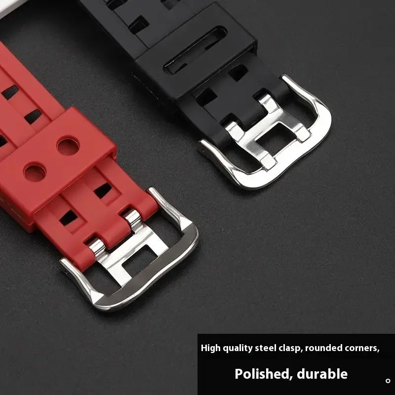 ل كاسيو G-SHOCK سيليكون حزام الساعات G9200 G9100 GW9200 GW9101 GW9102 GW9110 GW9125 حزام ساعة اليد ملحق الرجال سوار مع أداة