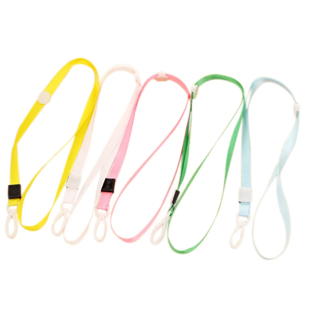 10pcs Lanyard ID Name Badge Business Card Keychain Holder Neck Strap New