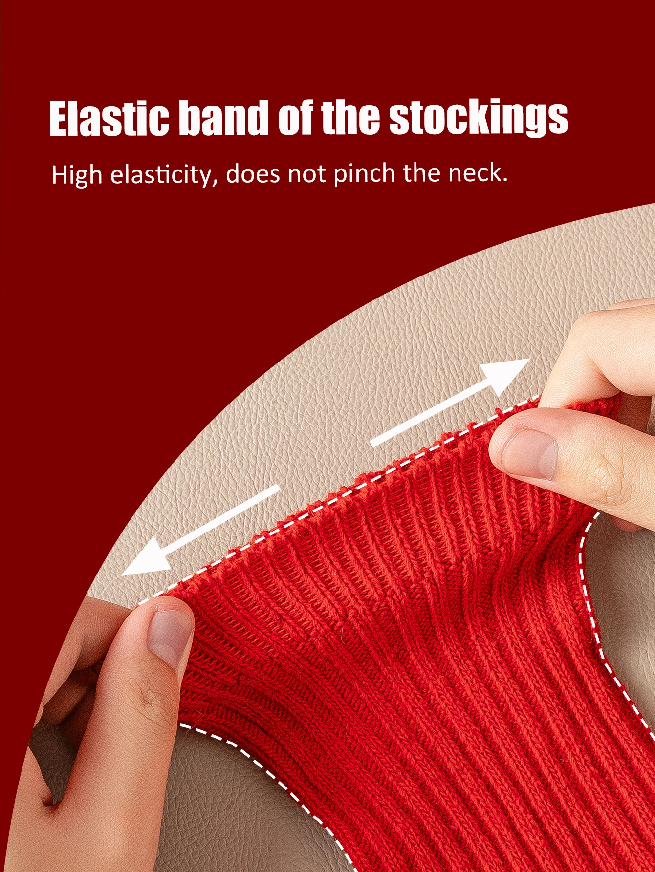 3 pairs of red winter thick and warm wool socks, the same style for both men and women. Perfect for outdoor activities.