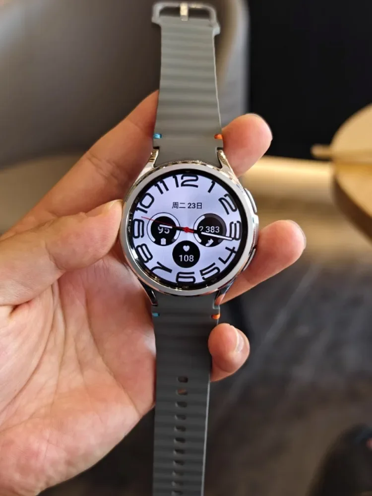 For Samsung Galaxy watch 7 Band FE/5 Pro/6/4 classic 44mm 40mm Original Silicone sport belt bracelet correa Galaxy watch 7 Strap