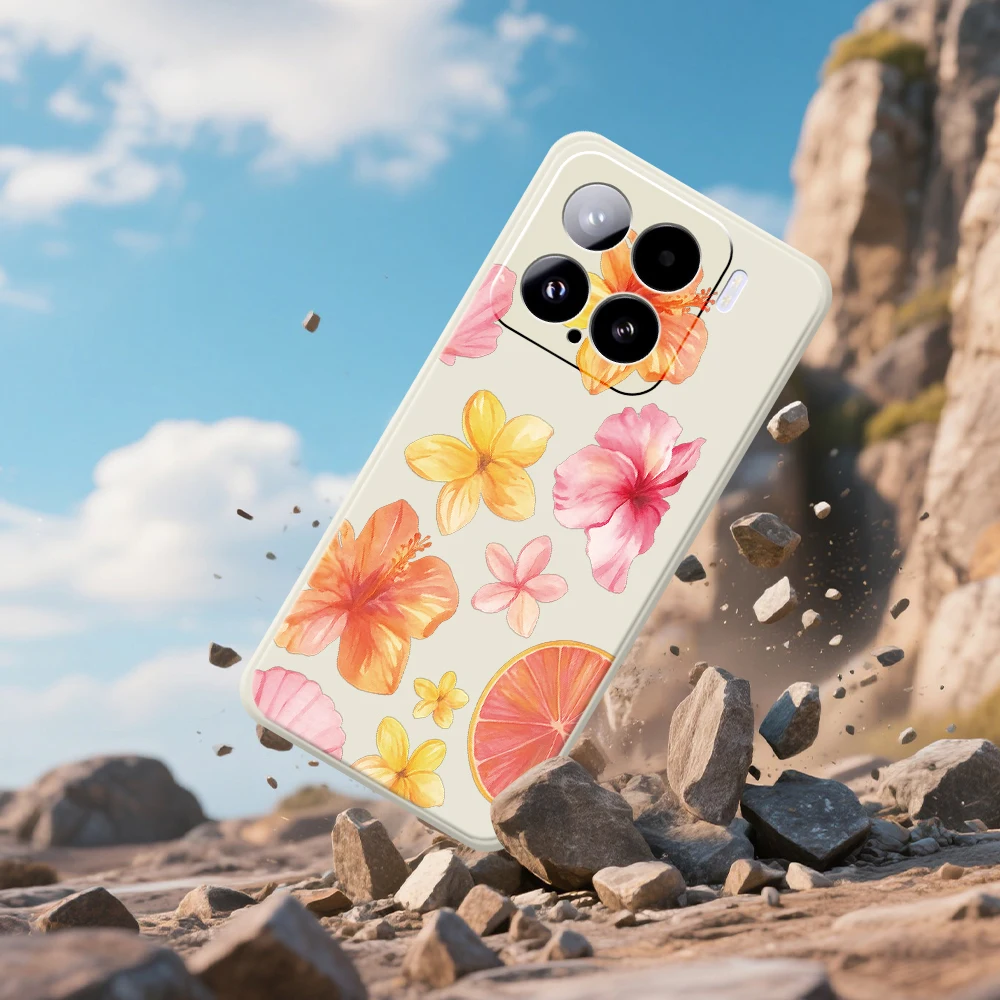 حافظة واقية للهاتف على شكل زهرة ريترو لهاتف Xiaomi Mi 15 Ultra Mi 14T 11T Pro حافظة لهاتف Xiaomi Mi 13T Pro Mi 11T Pro من السيليكون