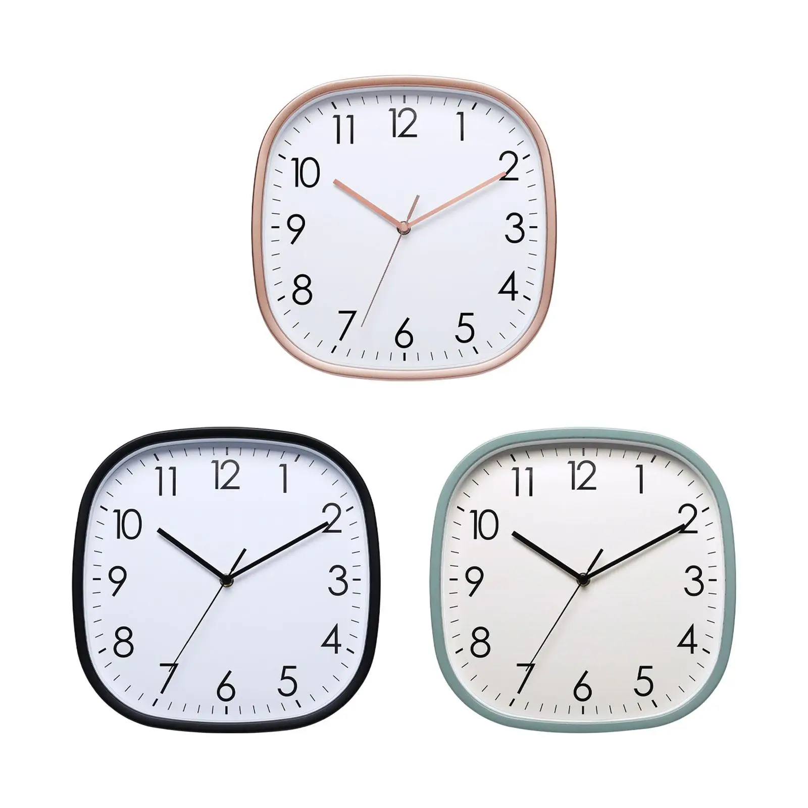 Wall Clock Digital Hanging Design Durable Large Vintage Low Noise Art Practical