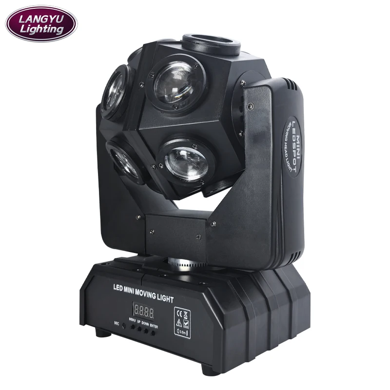 4 in 1 120W LED Spherical Moving Head light support DMX512 for Stage Show  Concert Disco Wedding Party  Bar  create visual feast