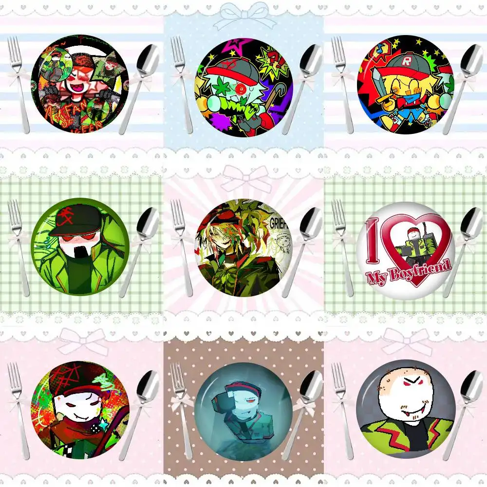 Game B-block FUN Tales Griefer Animals Lustige Broschen Abzeichen Rucksack Kleidung Geschenk Accessoire