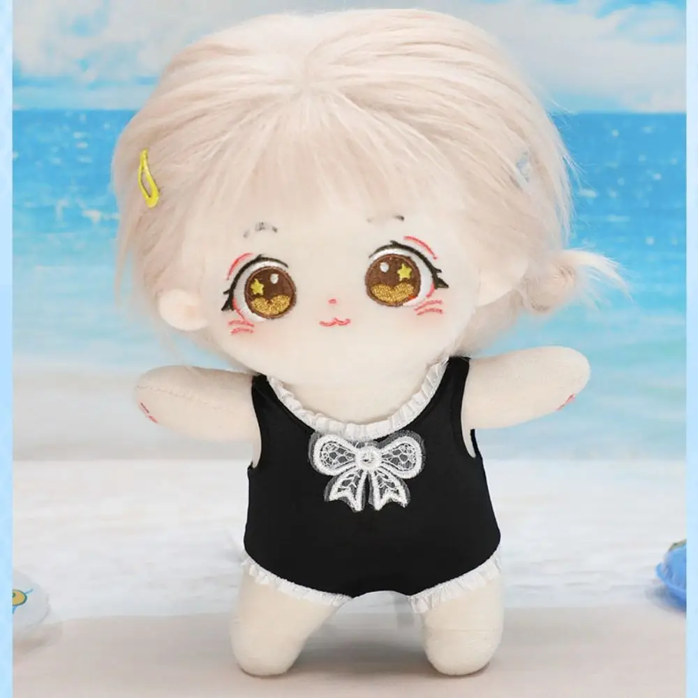 

Bow Decoration Doll Camisoles New Cute Clothes Accessories Doll Pajamas Cotton Jumpsuit for 1/12 BJD Doll 20cm Cotton Doll