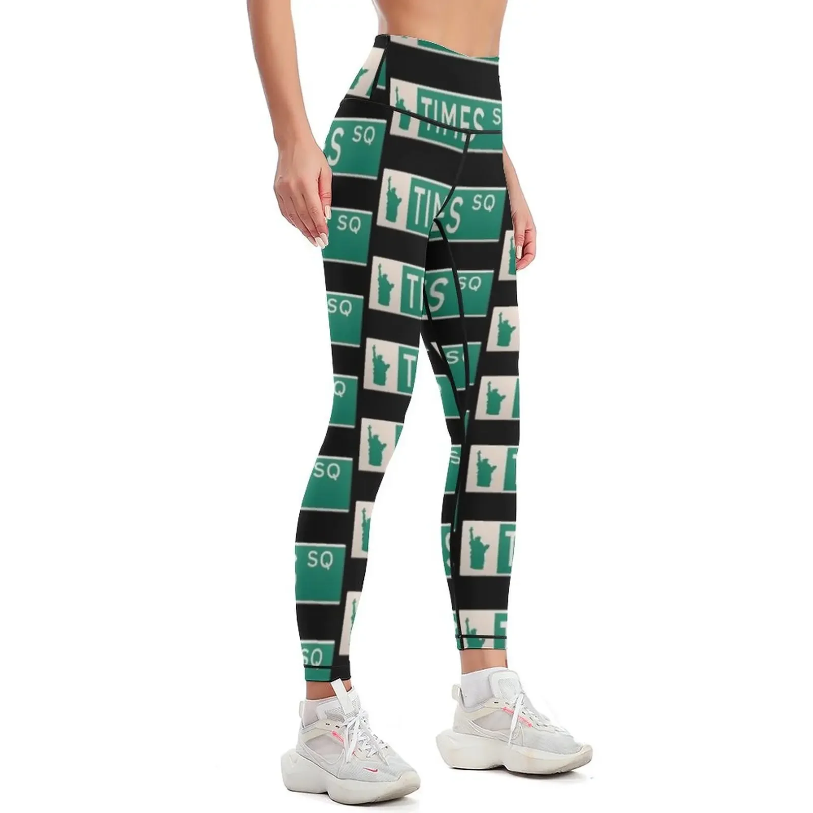 New York street sign - Times Square. Leggings sports for push up trousers Sweatpants for girls Womens Leggings