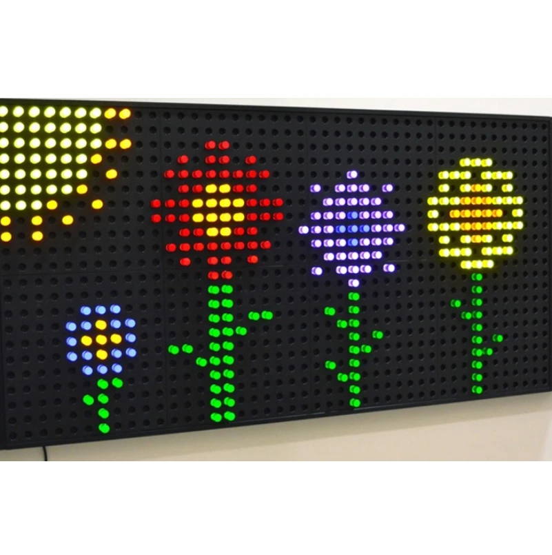 

Educational building block toy children light up activity education wall board