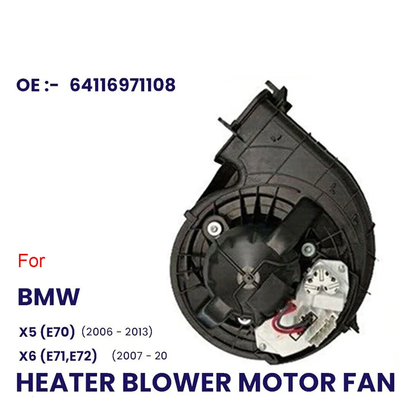 RHD FOR BMW X5 X6 E70 E71 E72 HEATER BLOWER FAN MOTOR RIGHT HAND DRIVE 990878J