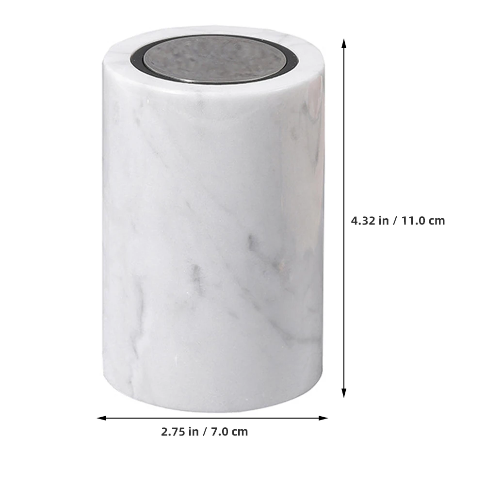 

Marble Toothpick Holder Cotton Swab Box Modern Design Decorative Dispenser Container Stylish Home Organizing Kitchen Bar
