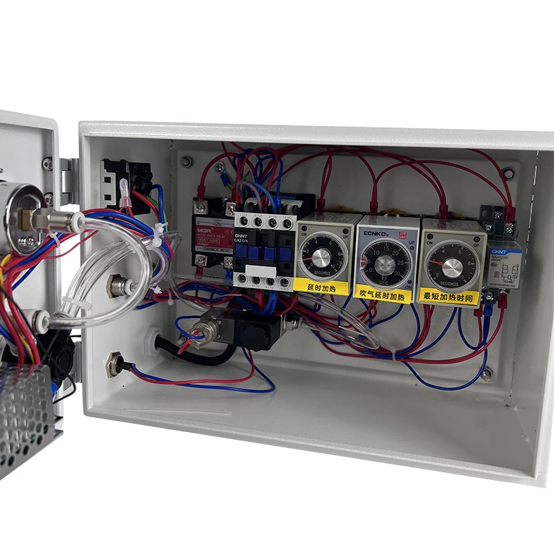 مجموعة واحدة من سخان سريع لشريط ربط الحواف مع صندوق كهربائي في الشتاء لأي آلة ربط الحواف