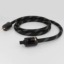 HI-END AC Power wire Mains cord AU EU US hifi power cable with figure 8 C7 IEC plug Power cord hifi AMP/CD Mains Supply cable