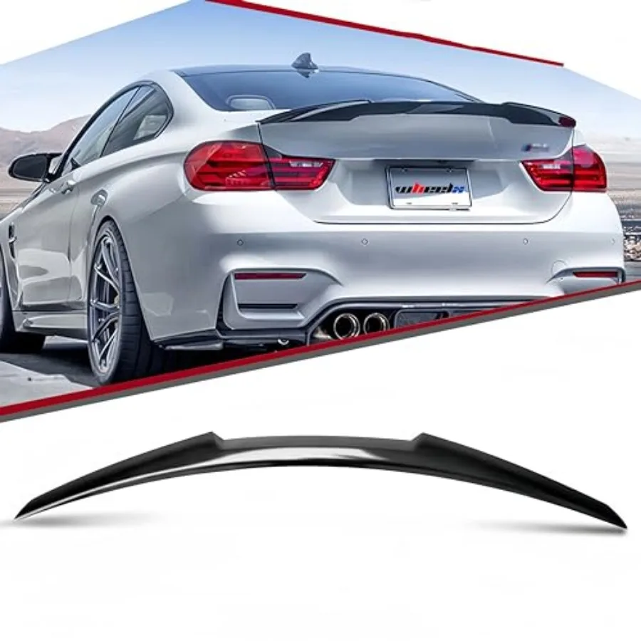 

Rear Trunk Spoiler Compatible with 2012-2018 BMW F30 3 Series and 2014-2019 F80 M3 Sedan, MV Style Duckbill Spoiler Fits for 32