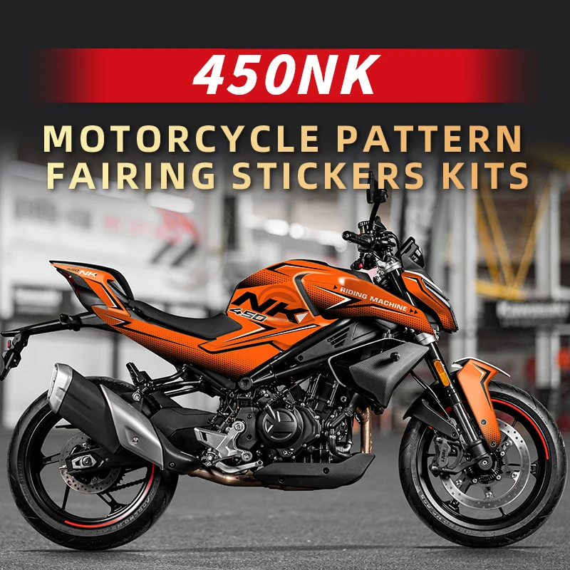 

Pattern Printing Stickers Kits for Motorcycle Protection and Decoration, Used for CFMOTO 450NK 450 NK, Various Styles