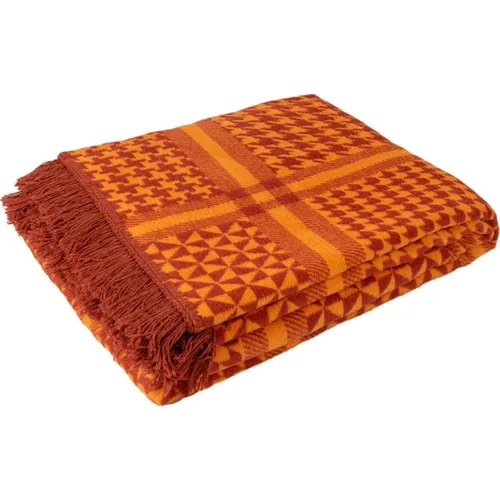 Dion William Orange 150 X200 Single Double-Sided Cotton Blanket