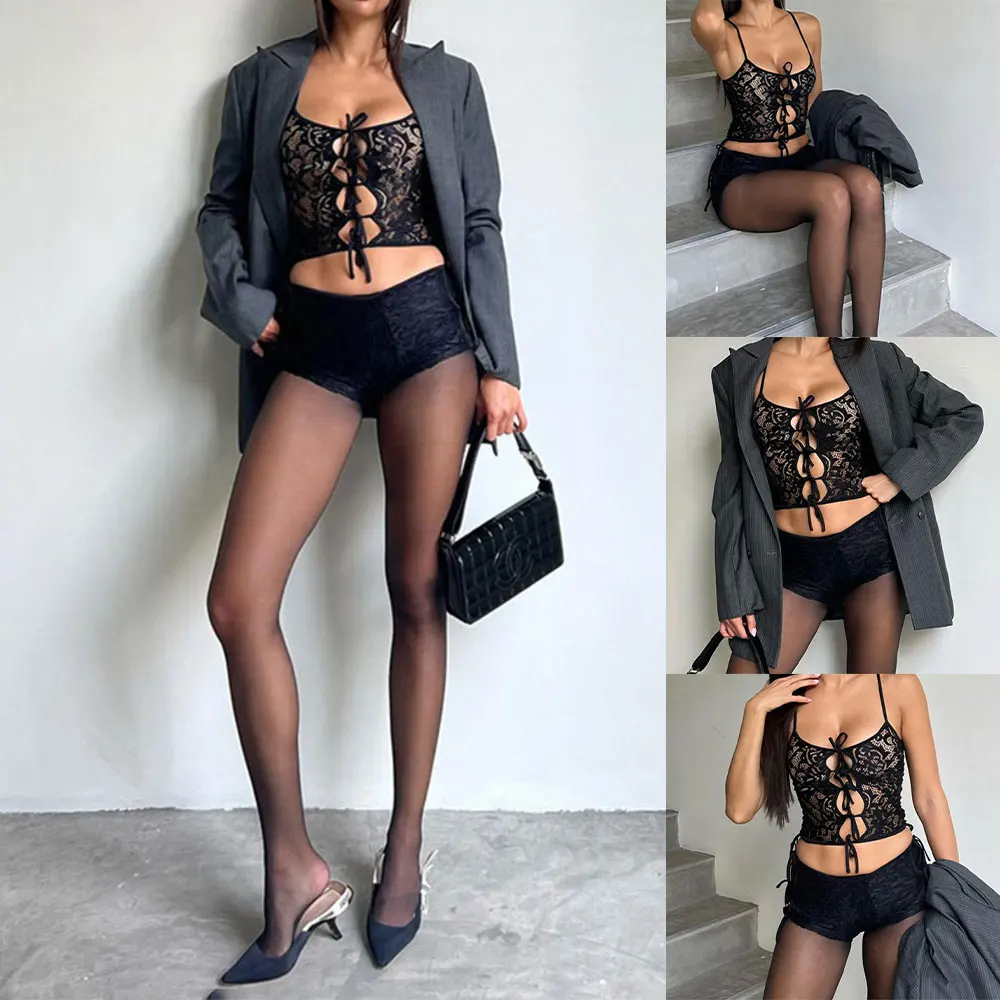 

Сексуальный полый черный кружевной ремешок с коротким ремешком, сексуальный женский топ с полым черным кружевным ремешком, топы с короткими бретелями, кружевной бюстгальтер без косточек, клубная одежда