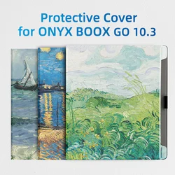 Protective cover for ONYX BOOX Go 10.3 inch, case with magnetic suction, automatic wakeup, handwriting pen storage function