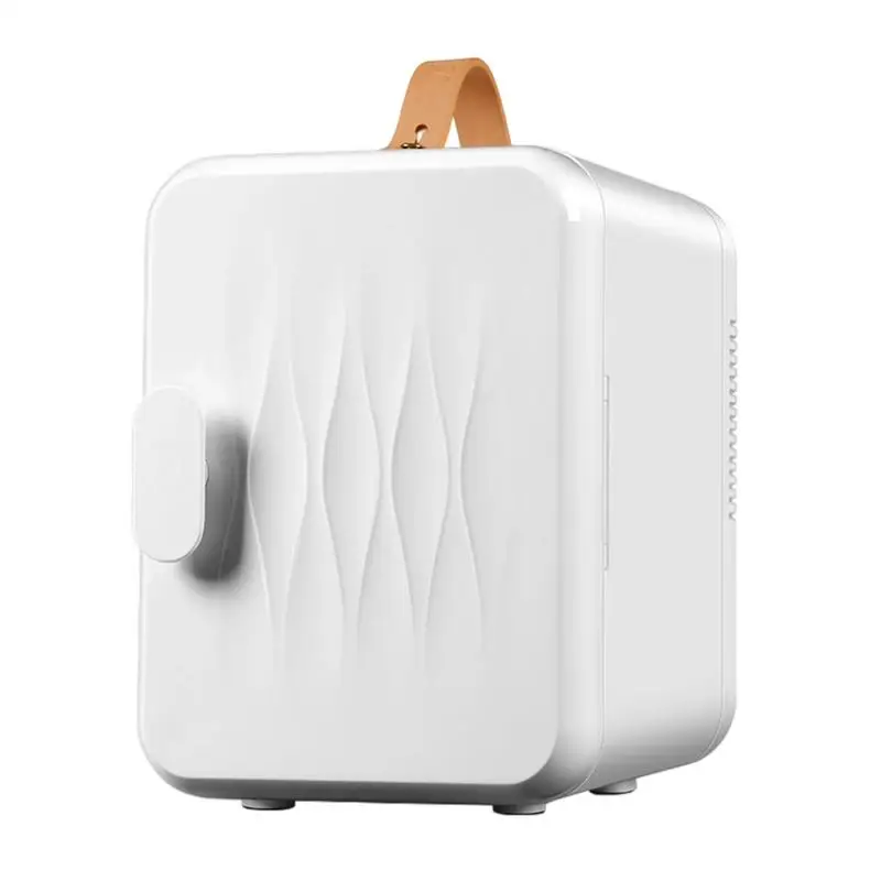 

Portable Refrigerator 6L Small Refrigerator Plug In Cooler Thermoelectric Portable Low Noise Cooler Warmer For Car Home Makeup
