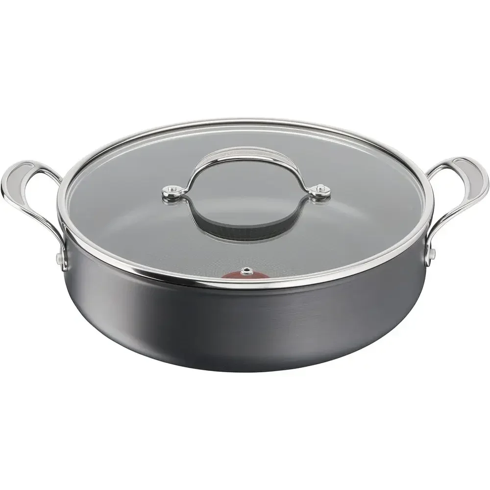 30cm Shallow Pan, Jamie Oliver Collection, Hard-Anodized Aluminum Cookware