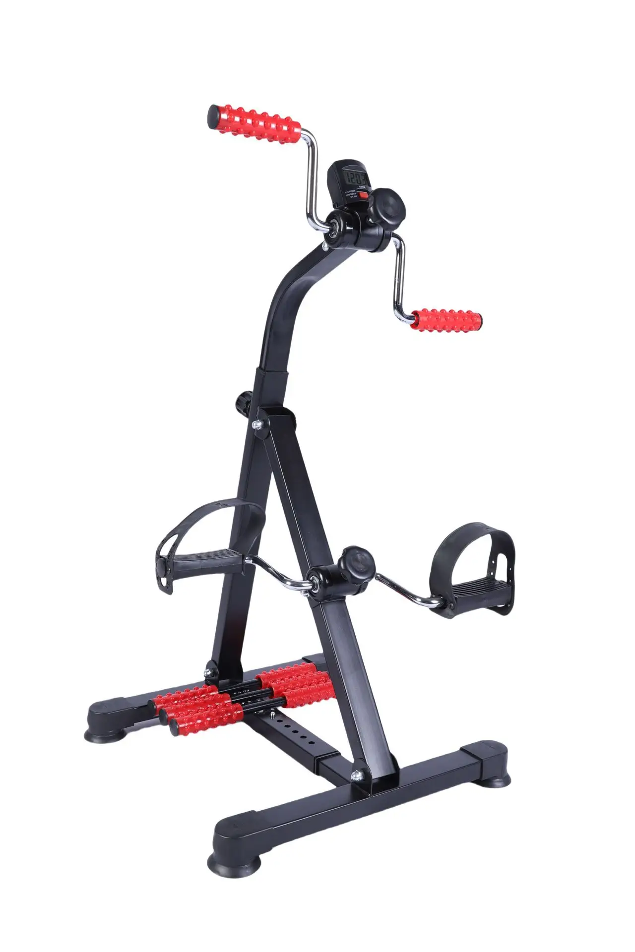 Pedal Exerciser with Massage Points, Upper & Lower Limb Trainer, Home Leg Exercise Machine, Indoor Aerobic Fitness Equipment