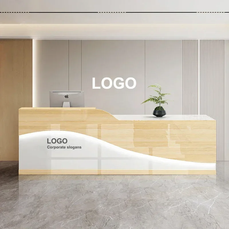 

Display Beauty Simple Reception Small Desks Luxury Salon Reception Desk Counter Kitchen Mostrador Negocio Commercial Furniture