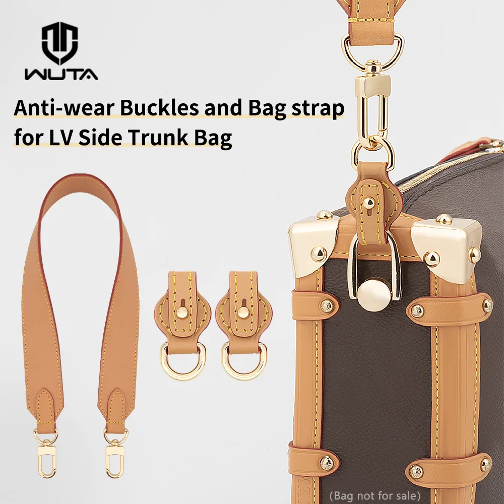 

WUTA leather Bag Strap Transformation for LV Side Trunk Handbag Strap Hardware Protection Leather Anti-wear Buckle Bag Accessory