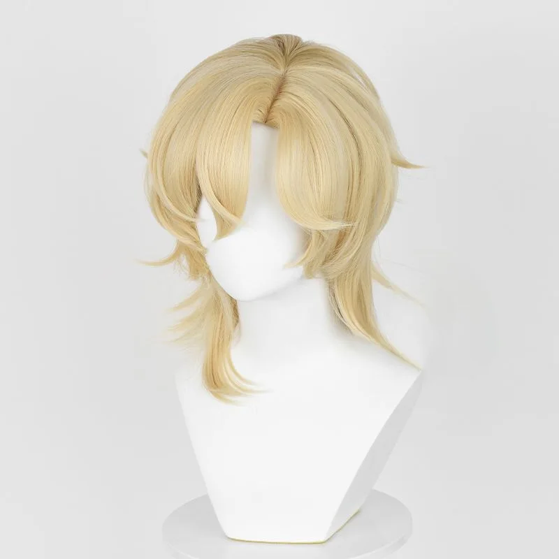 Bhāo Huài Xīng Qióng Tiě Dào Shā Jīn Cosplay Bǎi Fà Piān Fēn Tóu Pí Tóu Dǐng