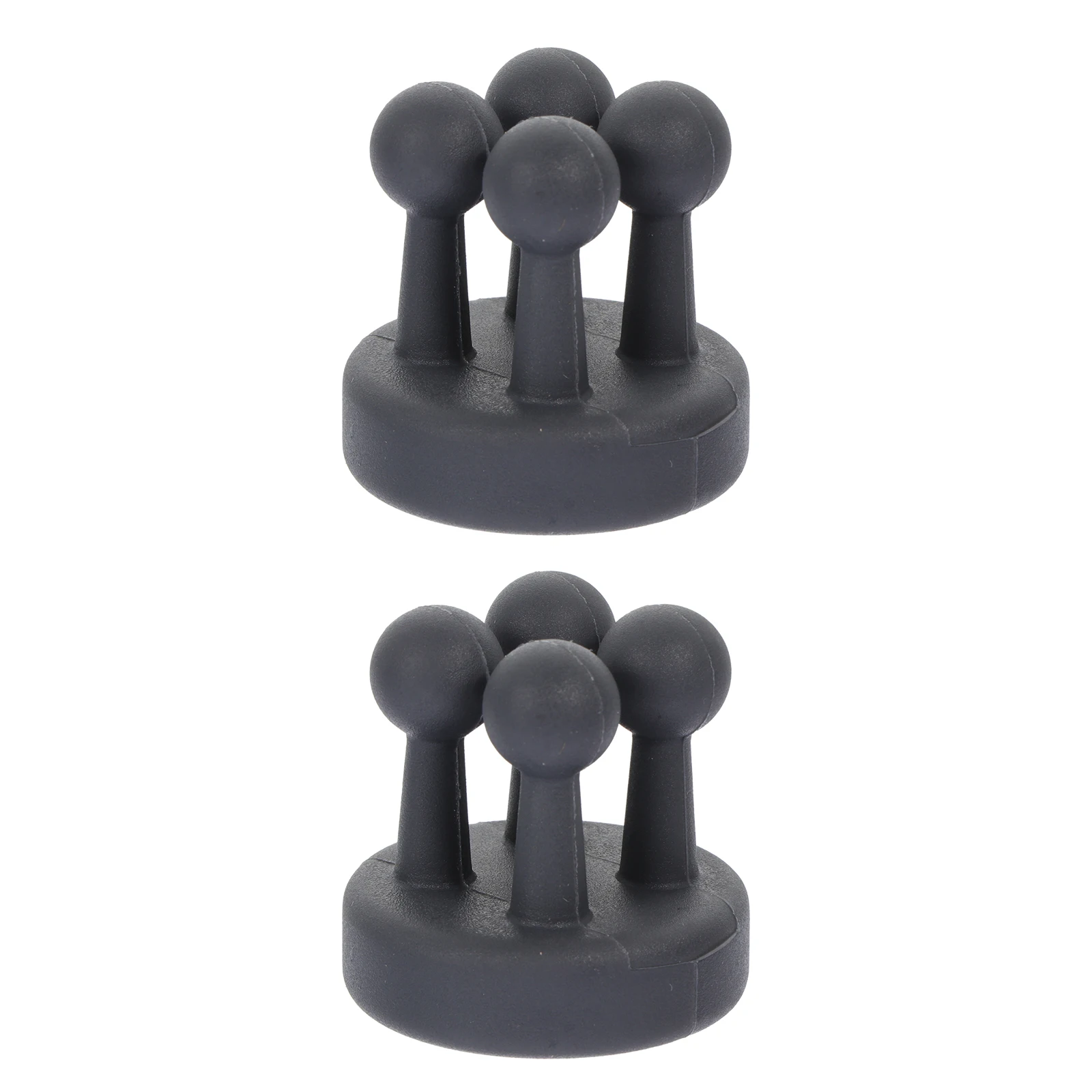 

2 Pcs Softening Silicone Waterproof Wear Resistant 4 Prong Hook Bathroom Kitchen Bedroom Storage Solution Ceramic Tile