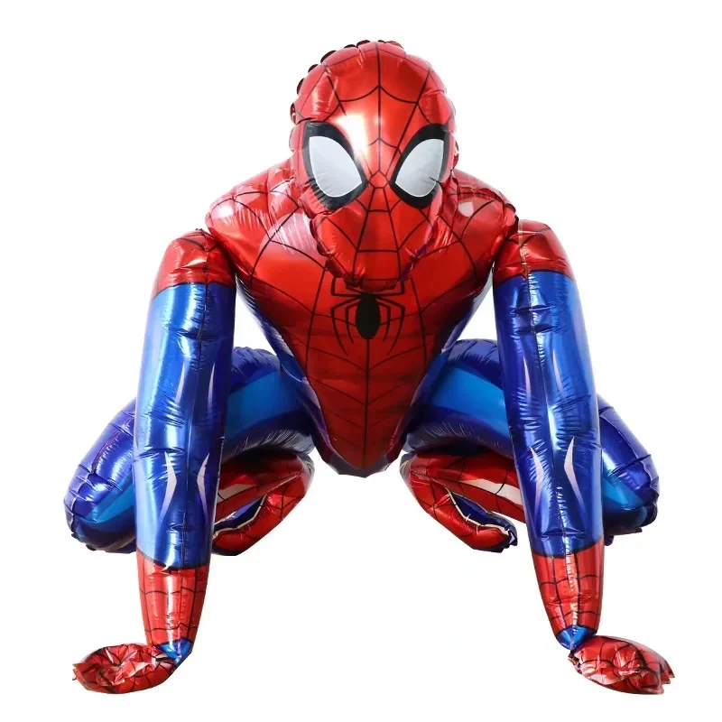 3D Big superhero Foil Balloons Birthday Party Decoration Spider Hero Stand Ballons Baby Shower Air Globos Party Favor Supplies - view 3