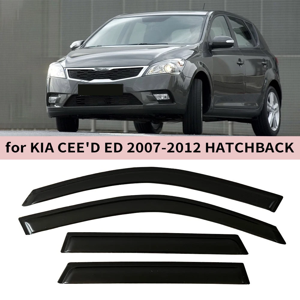 

Window Visor for KIA CEE’D 2007 2008 2009 2010 2011 2012 HATCHBACK Wind Deflectors Rain Guards Door Visor Vent Shades Ventvisor