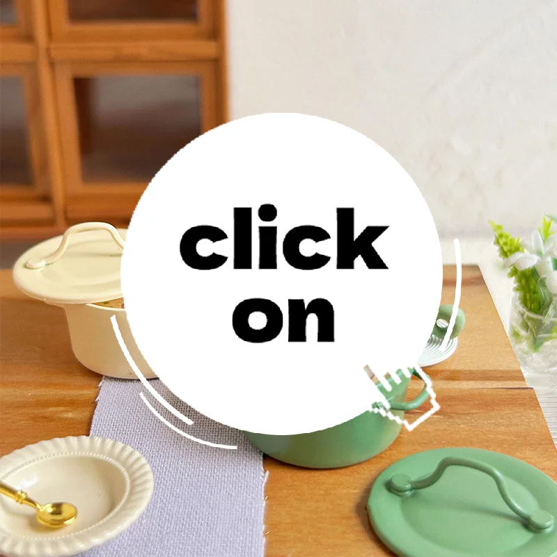 Mini olla para sopa de setas y crema para casa de muñecas, modelo de simulación, accesorios de cocina para decoración de casa de muñecas, juguetes para juego de imitación, 1/12