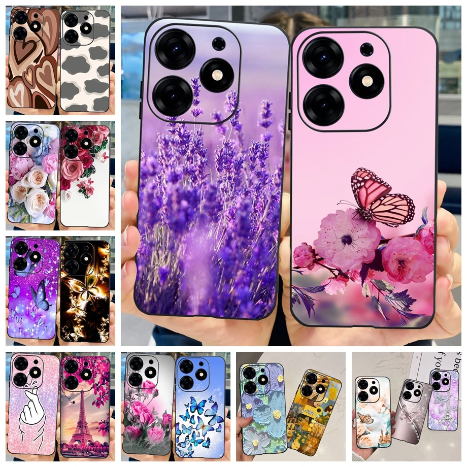 For Tecno Spark 10 Pro Case Soft Silicone Slim TPU Capas For Fundas Tecno Spark 10c Spark10 KI7 KI5 Clear Bumper Women Fashion