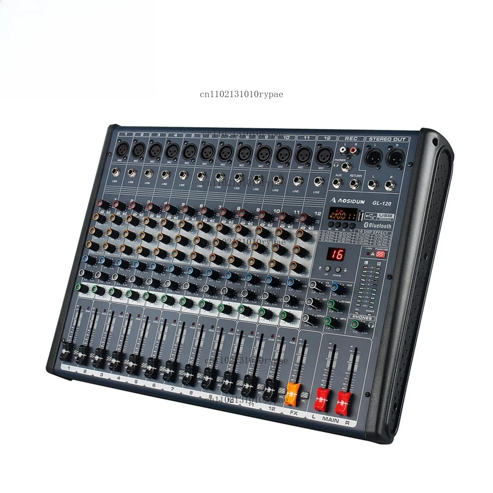Xtuga GL120 China Factory Price Power Mixer Audio Max 12 Channels