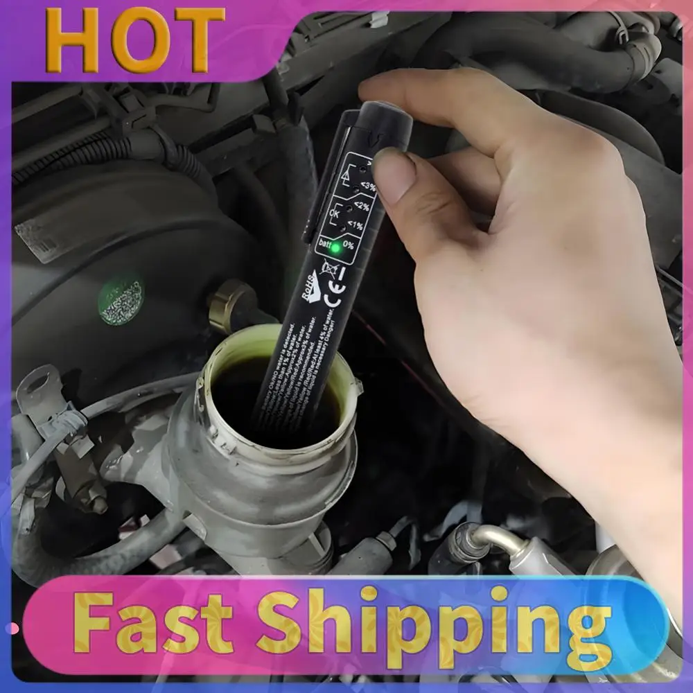

Accurate Oil Quality Diagnostic Tool 5 LED Indicator Car Brake Fluid Tester Oil Quality Detector Car Vehicle Auto Testing Tool